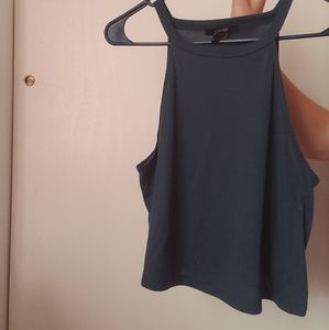 Forever 21 dark blue tank top